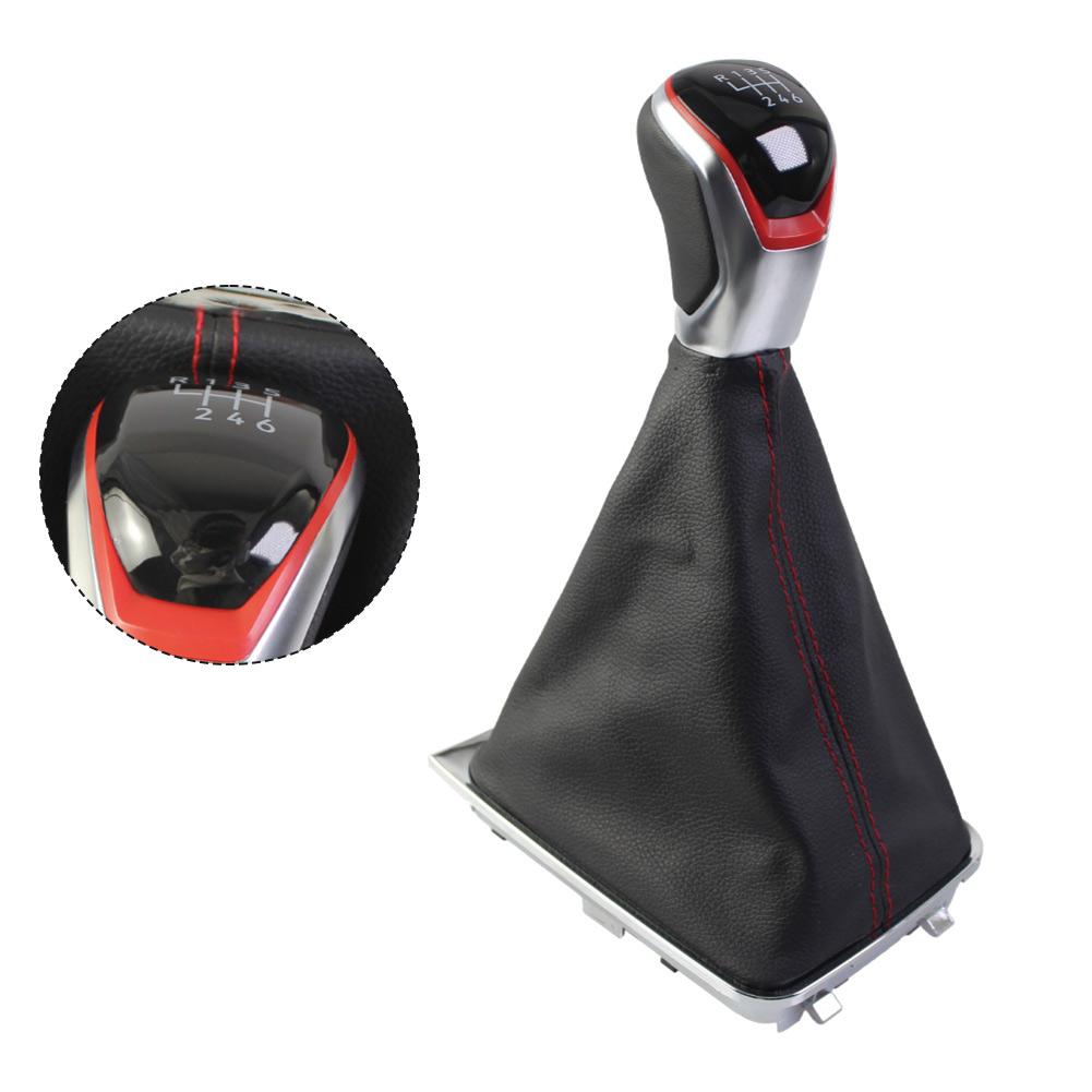 

5 6 Speed Gear Shift Knob For Daily Driving Ergonomic Design Plastic And Artificial Leather Comfortable Grip Easy Installation
