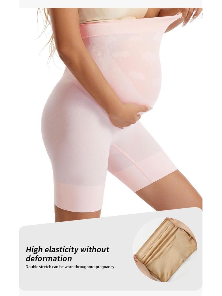 Plus Size Maternity Belly Support High-Waisted Leggings - Non-Binding, Pregnancy-Safe, Body Shaping Pants for Women