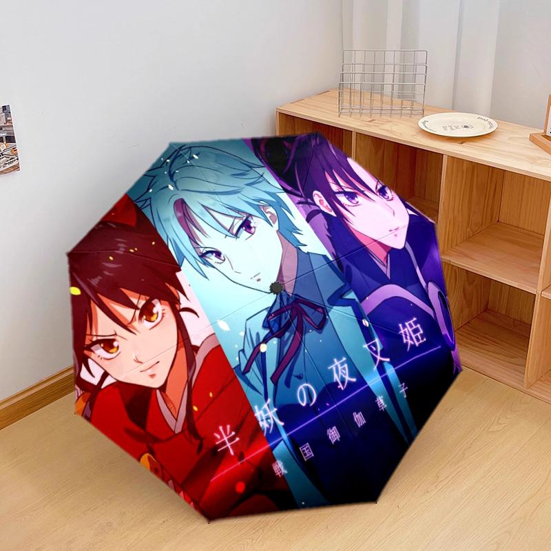 Inuyasha Automatic Umbrella - Suitable Travel Outdoor Portable Umbrella Birthday Gift Daily Essentials
