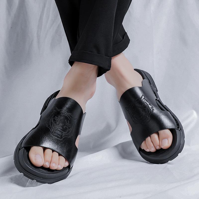 Slippers men's 2025 summer new men's air cushion men's shoes beach sandals men's slippers 2083-R