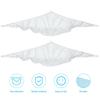 2Pcs Toy Hammock Stuffed Animal Toy Storage Nets Jumbo Wall Sling Corner Mesh Toy Organizer Toy Net Holder with Hooks