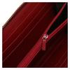 Gucci Presbyopia Logo embossed long zipper leather wallet women's red