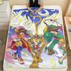 Cardcaptor Sakura Flannel Blanket Print Warm Comfortable Bedding Throw for Sofa Chair Perfect Travel Picnic Blanket -xia03