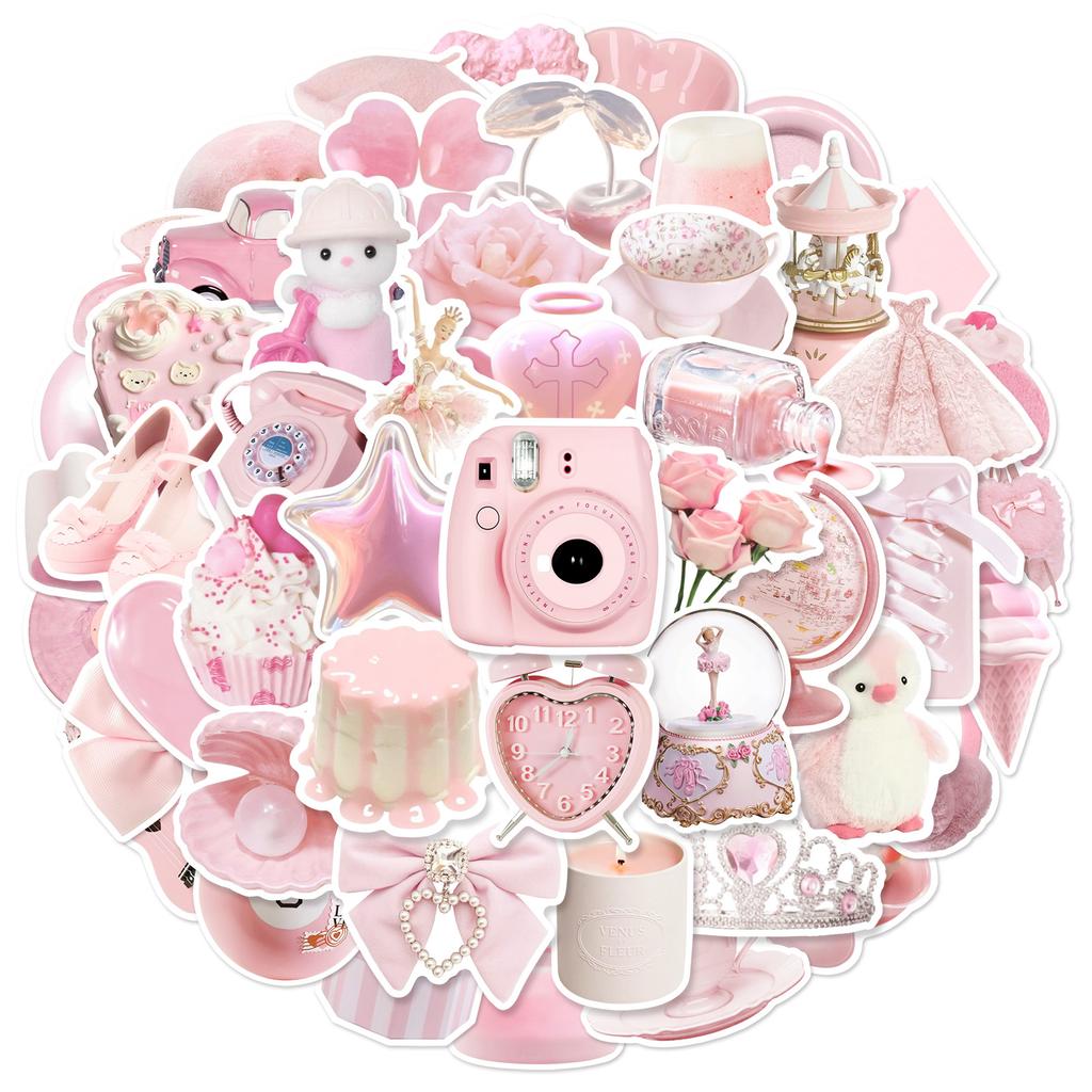 Kawaii Cat Sticker Cute Girl Sticker Kawaii Cartoon Princess Girl Sticker Lovely Sticker for DIY Decorative Scrapbook Bottle Luggage