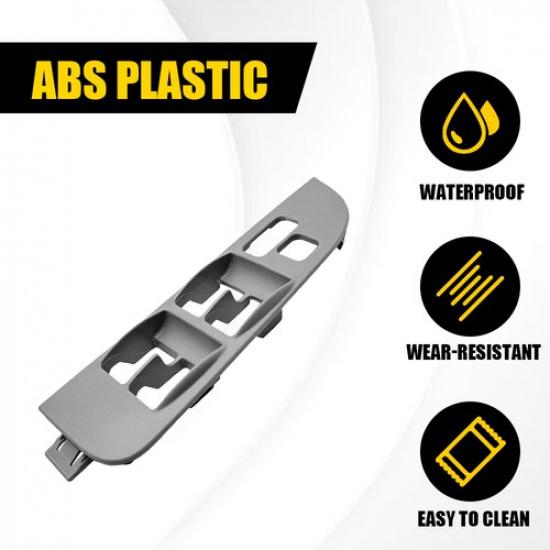 Driver Left Master Power Window Switch Bezel Trim Gray For 98-02 Toyota Corolla