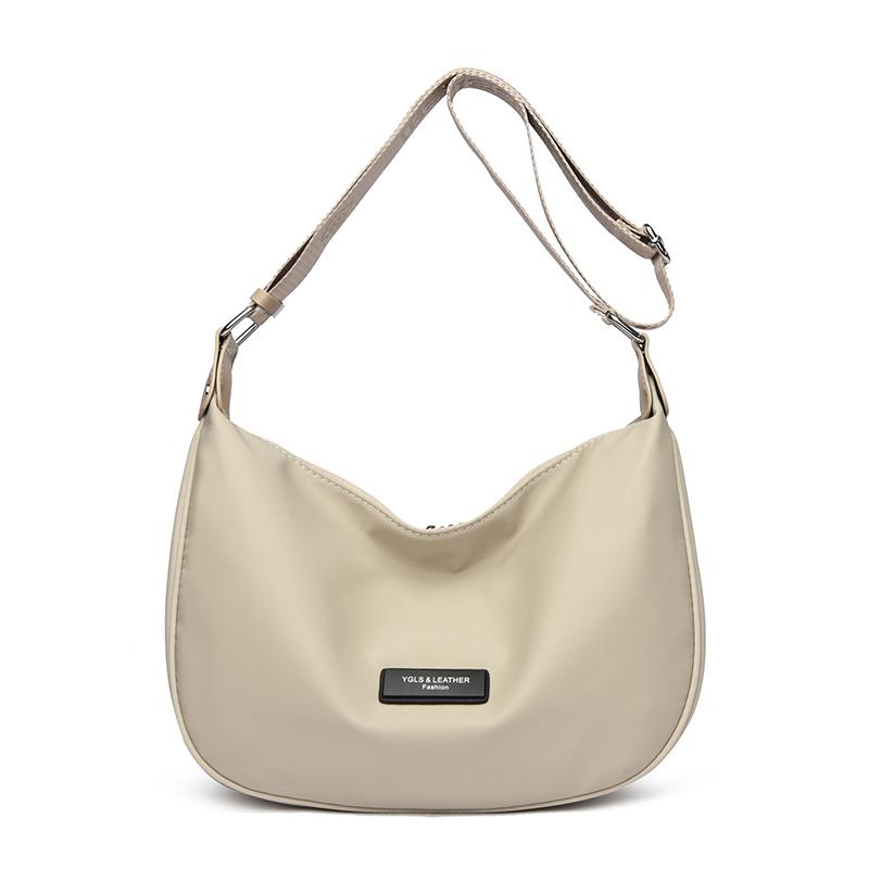 

Simple Women s Shoulder Bag, Casual Crossbody Bag, Women s Armpit Bag, Nylon Shoulder Bag Suitable for Daily Use and Shopping 32 cm*11 cm*21 cm абрикосовий