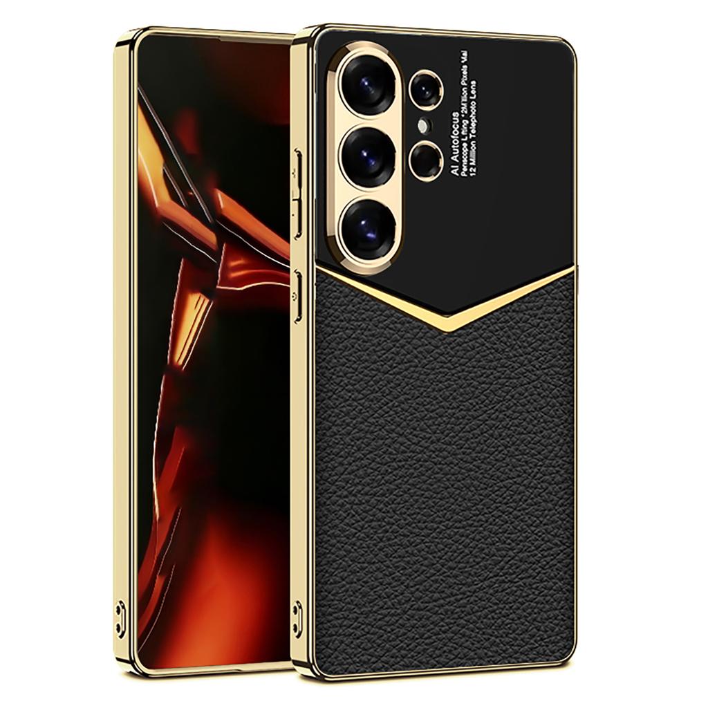 GKK Für Samsung Galaxy S26 Ultra Hüllen Galvanik PU + PC + TPU Handyhülle