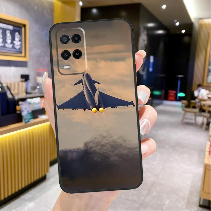 Military Aircraft Warship Fighter Case For Oppo A5 Pro A15 A17 A57 A77 A60 A80 A40 A18 A38 A58 A78 A98 A96 A76 A16 A94 A74 A54