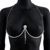 Tassel Bra Chest Chain Heart Breast Chain Punk Chest Support Body Chain  Hipster