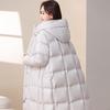 XueZhongFei Dam Elegant Lång Vinterdunjacka X2501425546F