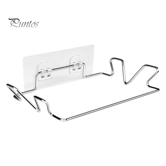 

1/2/3 шт. Вешалка для мусорных мешков с прочным бесследным клеем, трехслойная клейкая защитная пленка из композитного материала, стойка для мусора из нержавеющей стали с ушами 1