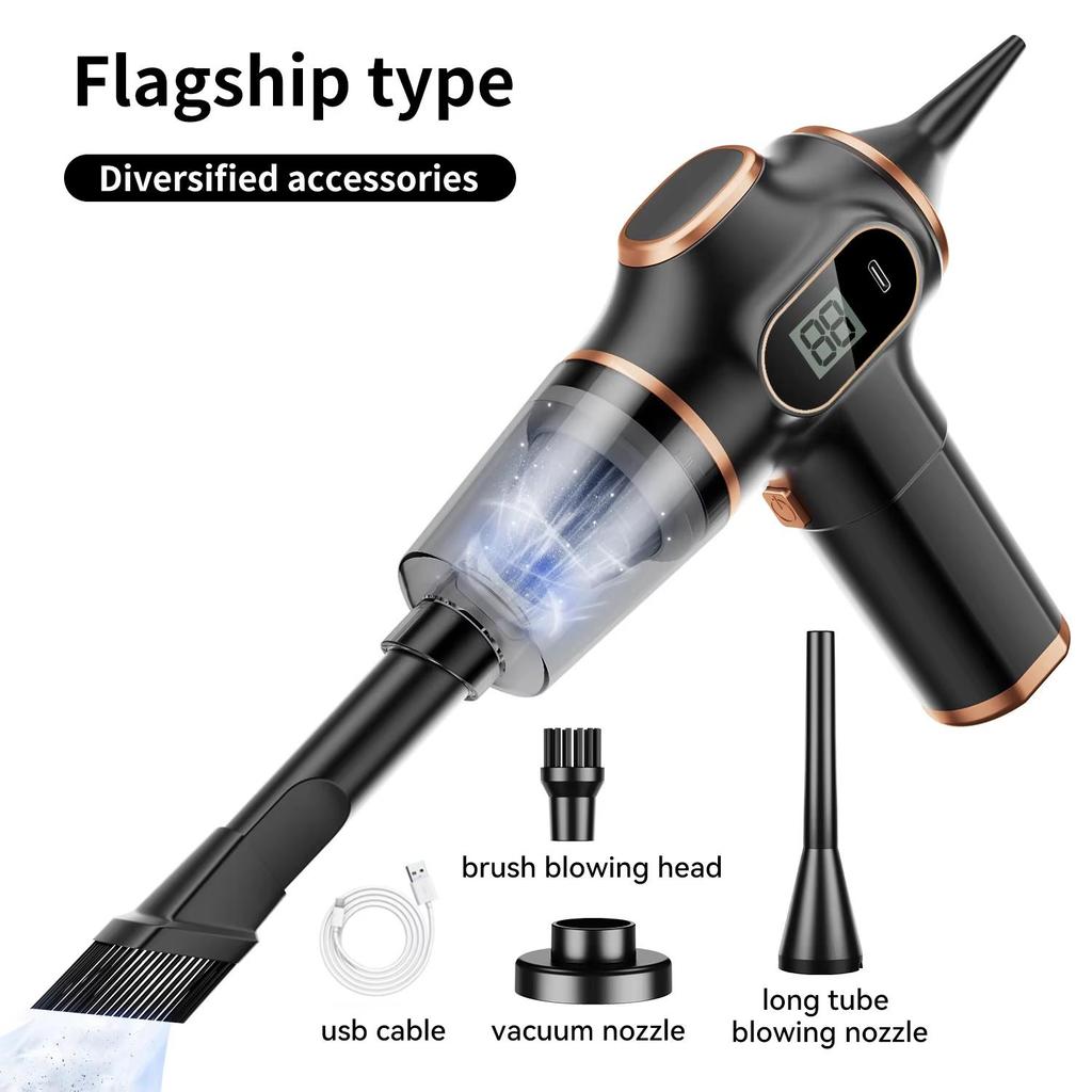 Original 9500000Pa 5 In 1 Wireless Vacuum Cleaner Automobile Portable Vacuum Cleaner Handheld Car Vehicle-mounted Appliance Home