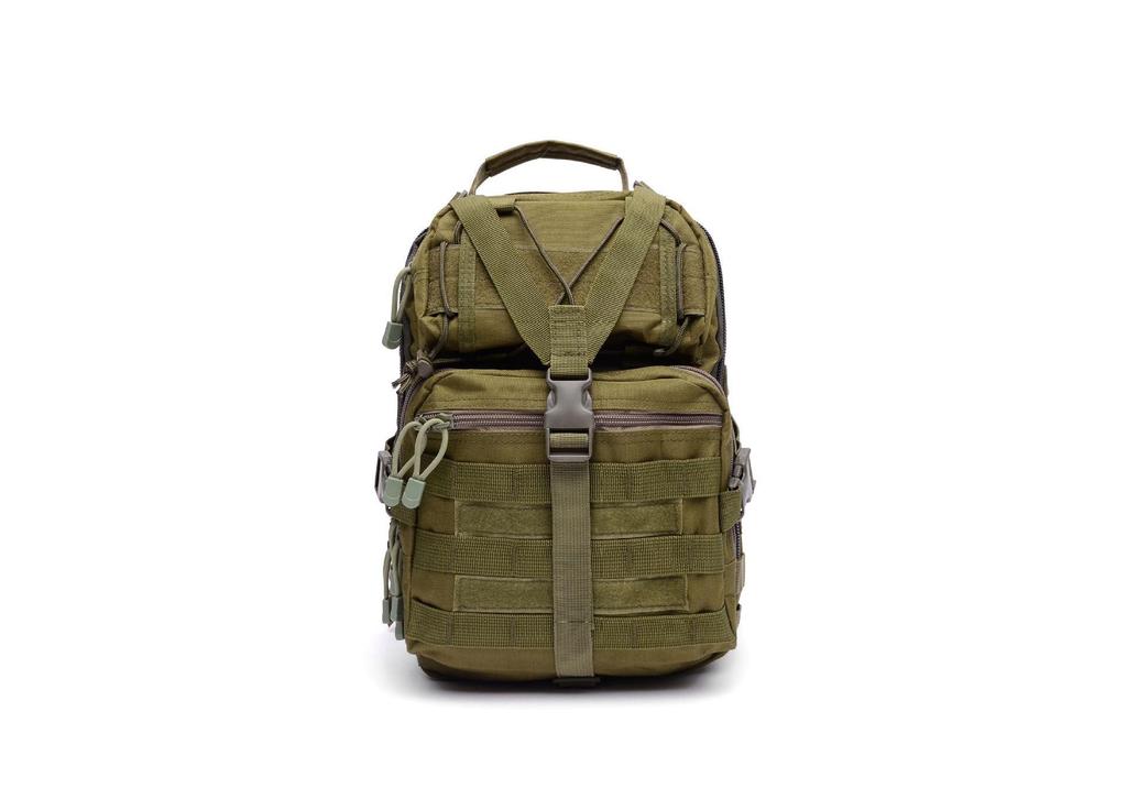 Outdoor Water-Repellent Wear-Resistant Tactical Crossbody Backpack for Travel, Cycling, Hiking, and Sports