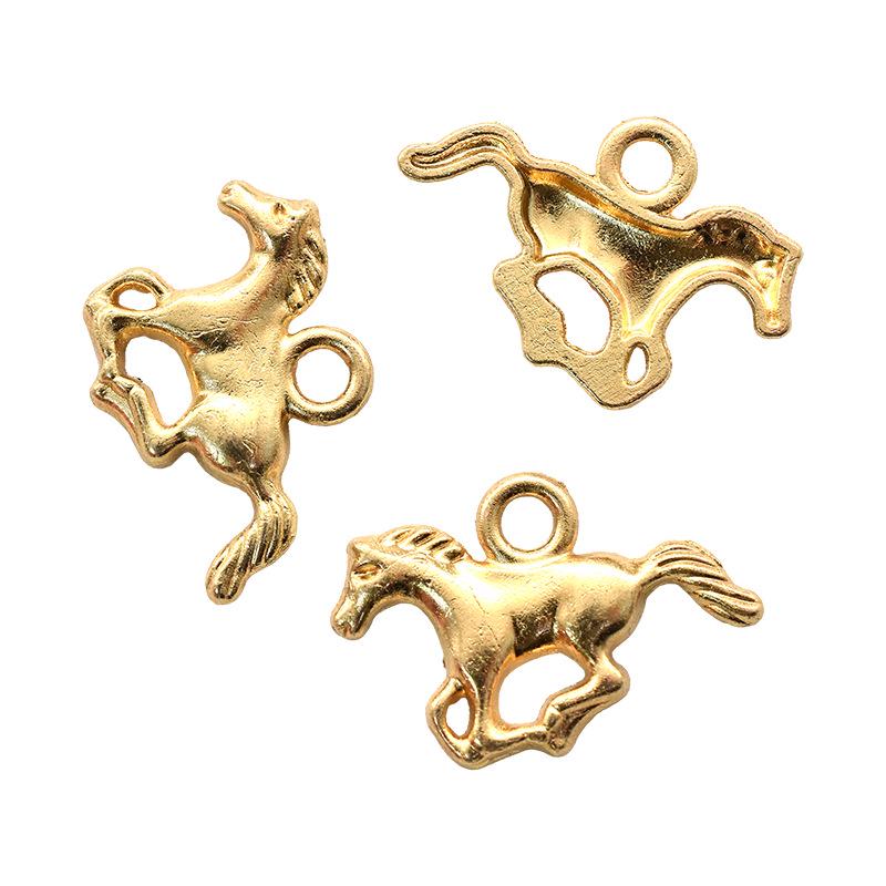 Seria westernów kowbojskich: Kapelusz i buty końskie, biżuteria ze stopu, wisiorki do naszyjników i bransoletek