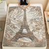 Paris Eiffel Tower Print Flannel Blanket, High Quality Comfortable for All Seasons, Home Decor, Warmth and Comfort, Perfect for Christmas Gifts85