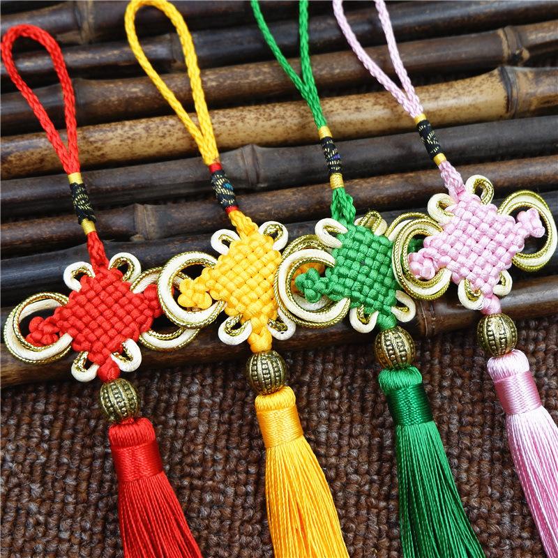 Chinese Knot Pendant With Tassel Phnom Penh 8 Plates Of Rich Yiwu Mini Knot Small Beads To Go Abroad Gifts