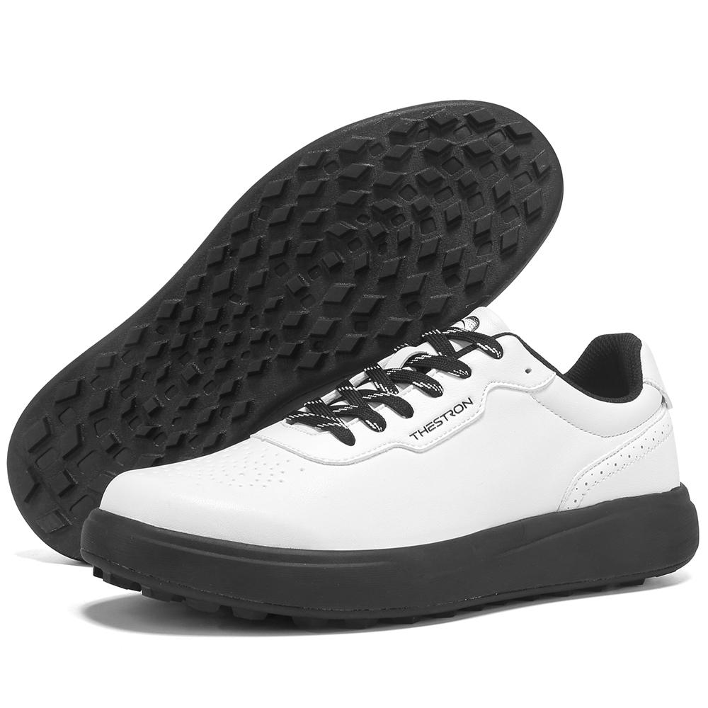 Golf Shoes Men's Lace Up Autumn Fashion Casual Sports Shoes Outdoor Fitness Grass Anti Slip Golf Walking Shoes Size 39-48