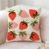 Strawberries Cute Food Pillow Case Pillowcase Doublesided Printed Sofa Cushion Bedroom Headboard Pillow