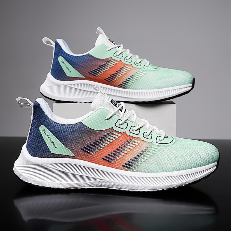 Sneakers men's new fashion breathable mesh casual shoes lightweight cushioning running shoes men's shoes