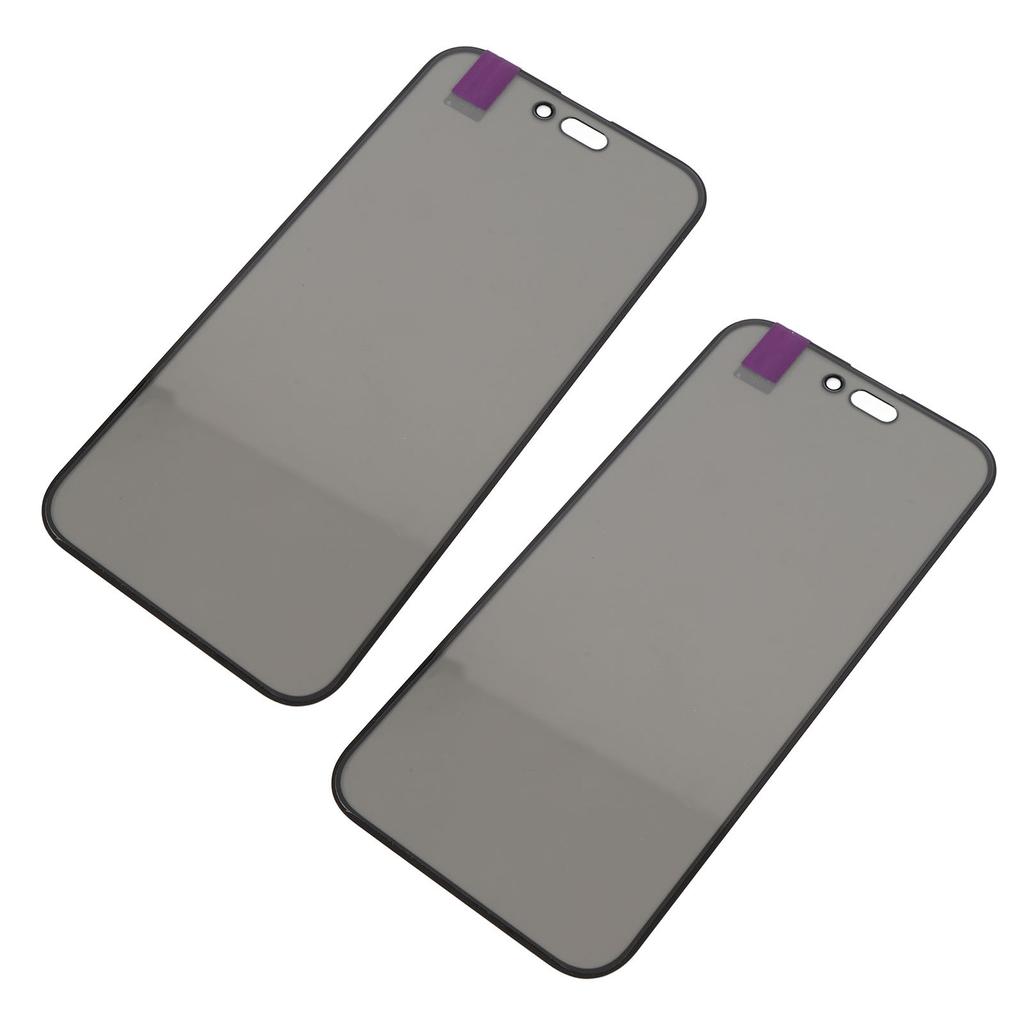 2Pcs Phone Screen Protector Pre Cut Phone Display Glass Kit with Repair Tool Kit for IOS 15 Plus