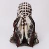 Silk Imitation Head Scarf 90x90cm Silk Scarves Trendy Hair Scarf Headband  for Women
