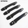 For Subaru Forester 2025 2026 Carbon Fiber Side Door Handle Bowl Cover Trim Protection Cap Exterior Accessories Car Styling