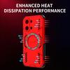 KEYSION Hollow Heat Dissipation Case for Xiaomi POCO X8 Pro Max TPU+PC Magnetic Cooling Shockproof Phone Cover for POCO X8 Pro