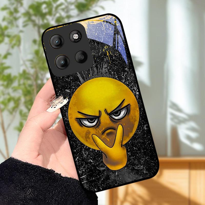Do etui Motorola Moto G15 Coque Do etui na telefon Motorola MotoG15 Luksusowa osłona na telefon ze szkła hartowanego G 15 Osłona ochronna na aparat