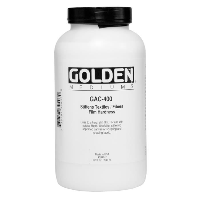 Golden Acrylique moyen : GAC 400 946ml : for stiffening fabrics