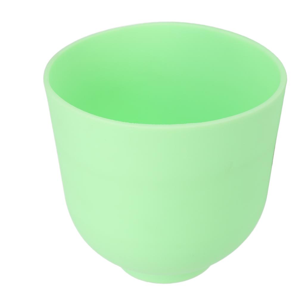 Facial Mixing Bowl DIY Silicone Mixing Pure Color Bowl for Facial Mask Cosmetic Beauty Tool Green