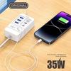 Universal Charging Strip: 4-Port USB Fast Charger for Xiaomi, Apple, Android, Huawei Devices