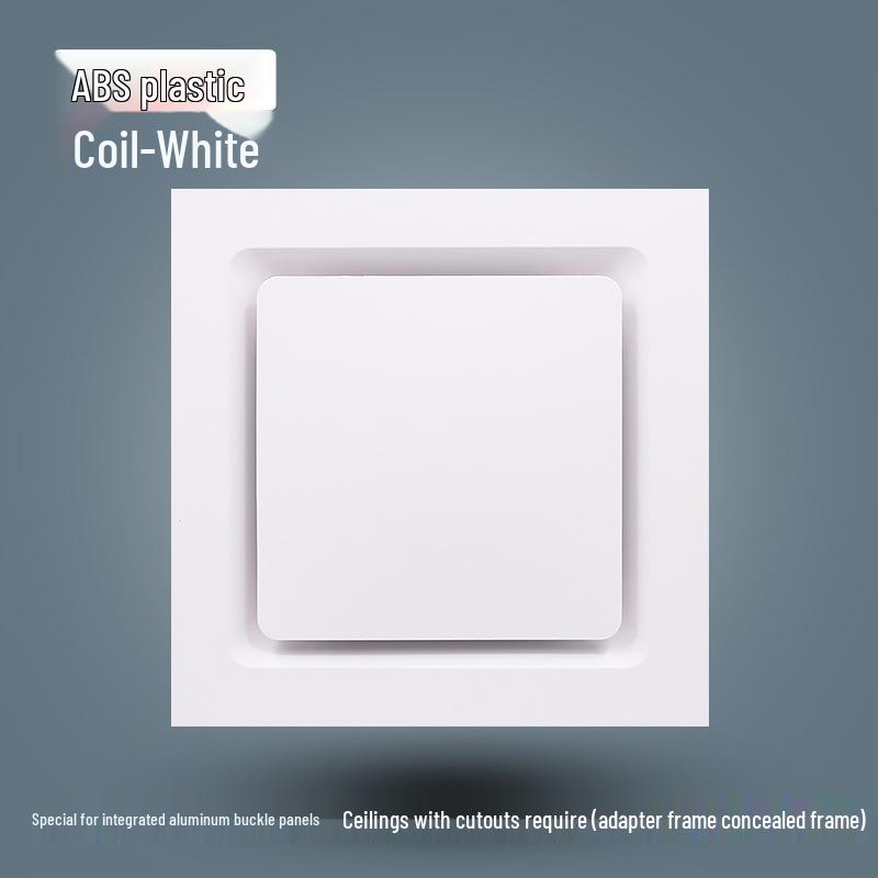 300x300 Silent Integrated Ceiling Ventilation Fan for Bathroom and Kitchen