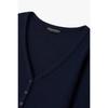 Emporio Armani Women S Ribbed Button V Neck Lounge Top  0825335502 