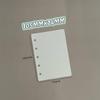Frosted Plastic Binder Dividers – Clear Multi-Hole Top-Flip Index Pages