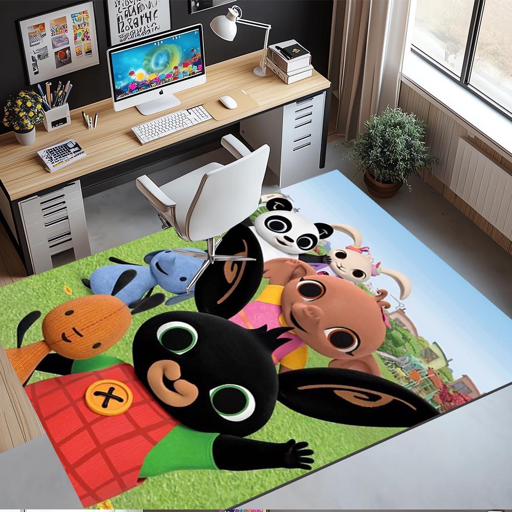 Bing Printed Carpet,Rug,for Office Chair Living Room Bedroom Kitchen Room Decor Gifts.