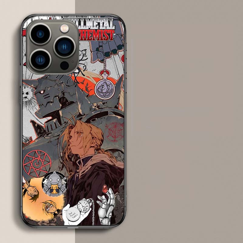 Anime F-Fullmetal A-Alchemist_ Brotherhood Phone Case For Iphone 17 Air 15 Pro 14 Plus 16 Pro Max 17E 16E 12 13 Mini 11 Cover C