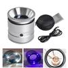 Lupe mit Skala LED-Licht 10X Vergrößerungsglas für Schmuck Briefmarkeninspektion Handheld Vergrößerungslinse Augenlupe