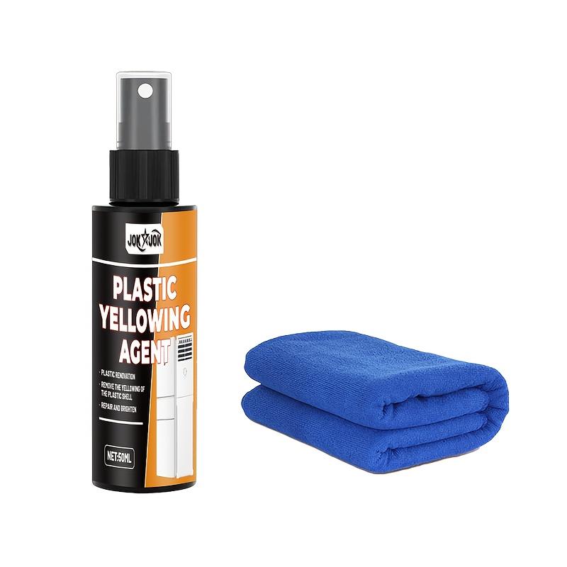 Plastic Yellowing Remover Liquid, Quick Acting, UV Protection, Safe for Car Headlights, Air Conditioning Units, Home Maintenance