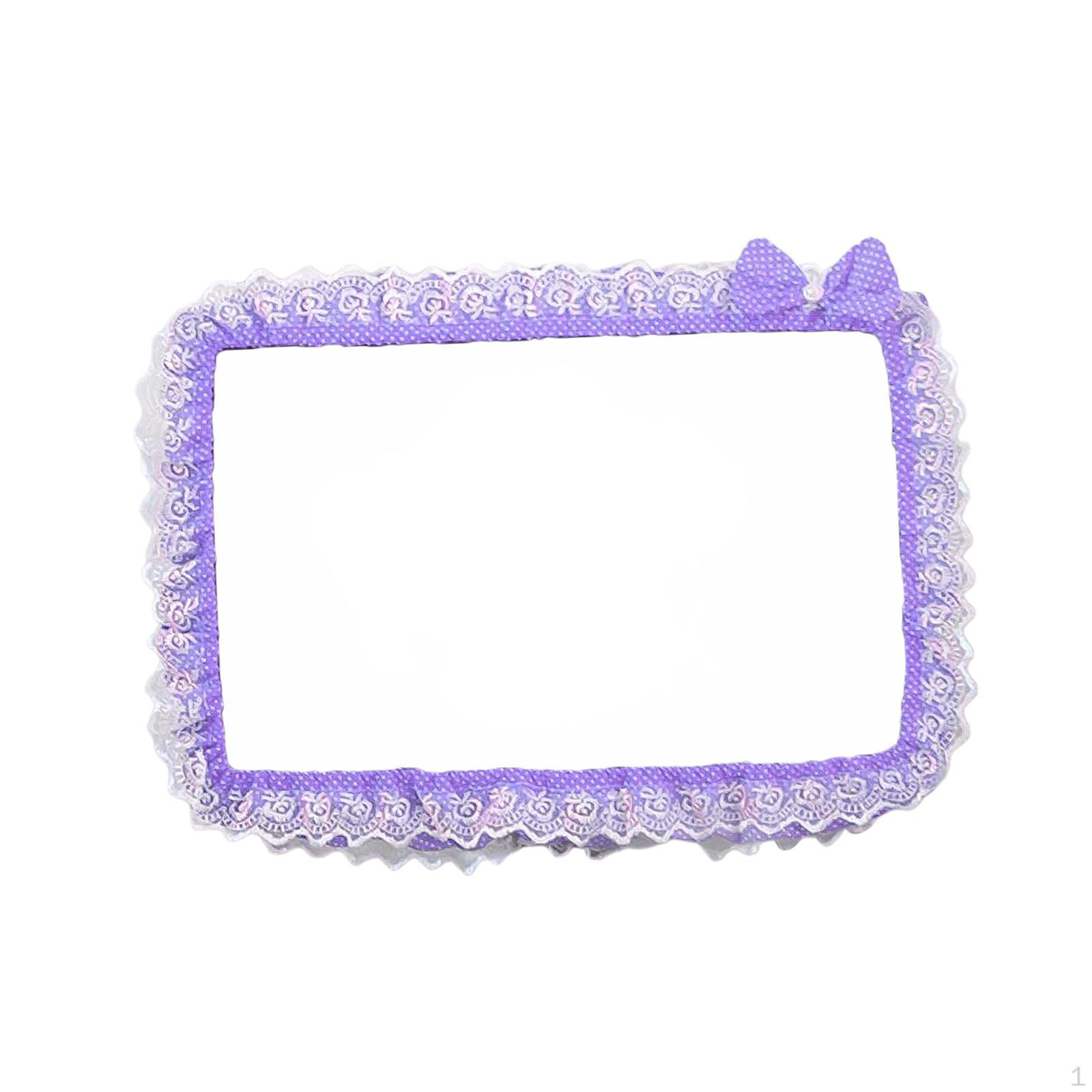 

Чехол для экрана компьютера, милый милый защитный чехол, украшение для ЖК-дисплея, пылезащитный с бантом 23 to 26 inch фиолетовый