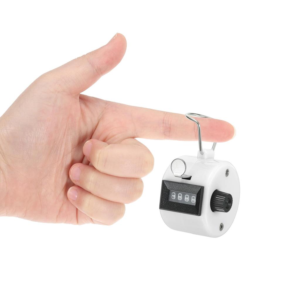 PATIKIL Clicker 12 Mechanical Handheld Tally Click Pitch Counter for and White Counter, 4-Digit Coaching, Knitting, Golf, Laptops, Fishing,