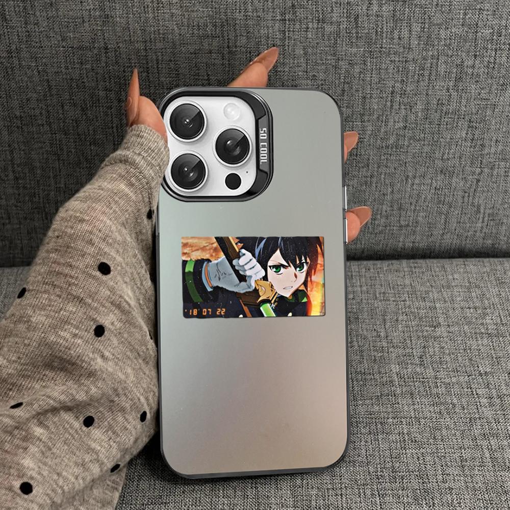 Anime Seraph of the end Yuichiro Hyakuya Phone Case For iPhone16 15 14 13 12 11 Pro Max X XR 8 7Plus Matte Shockproof Back Cover