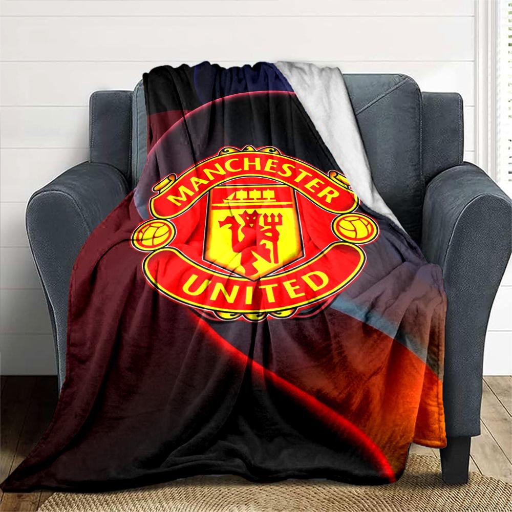 Manchester Blanket Soft Cozy Great for Chair Bedding Bed All-Season Use Digital Print Unique Gift for Family and Friends Camping