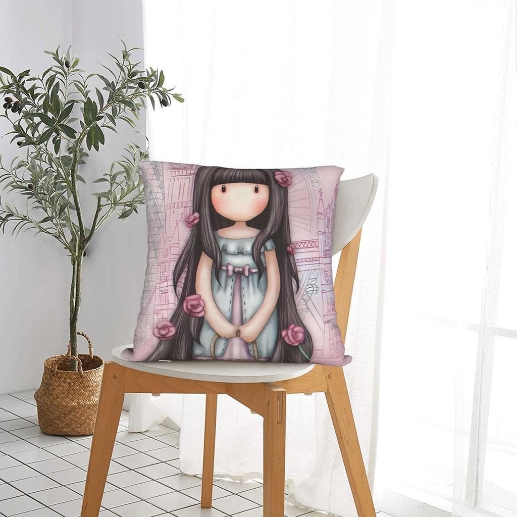 S-Santoro Gorjuss-MT Dream Girl Pillow Case  Comfy Pillow Cover For Wedding Party Home Decor Funny Cushion Cover