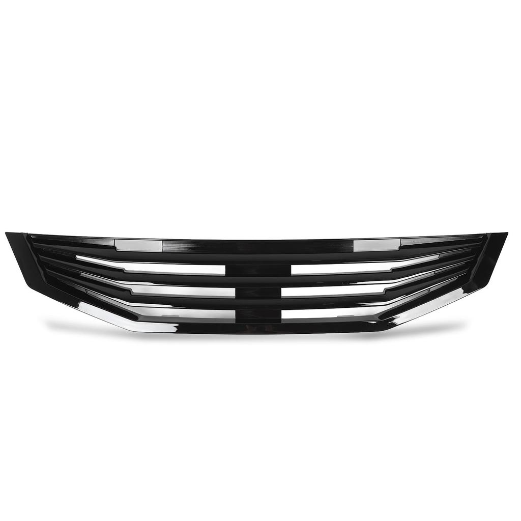 Gloss Black Front Bumper Grille Grills For Coupe 2 Door Pre Facelift 2008 To 2010 US Spec
