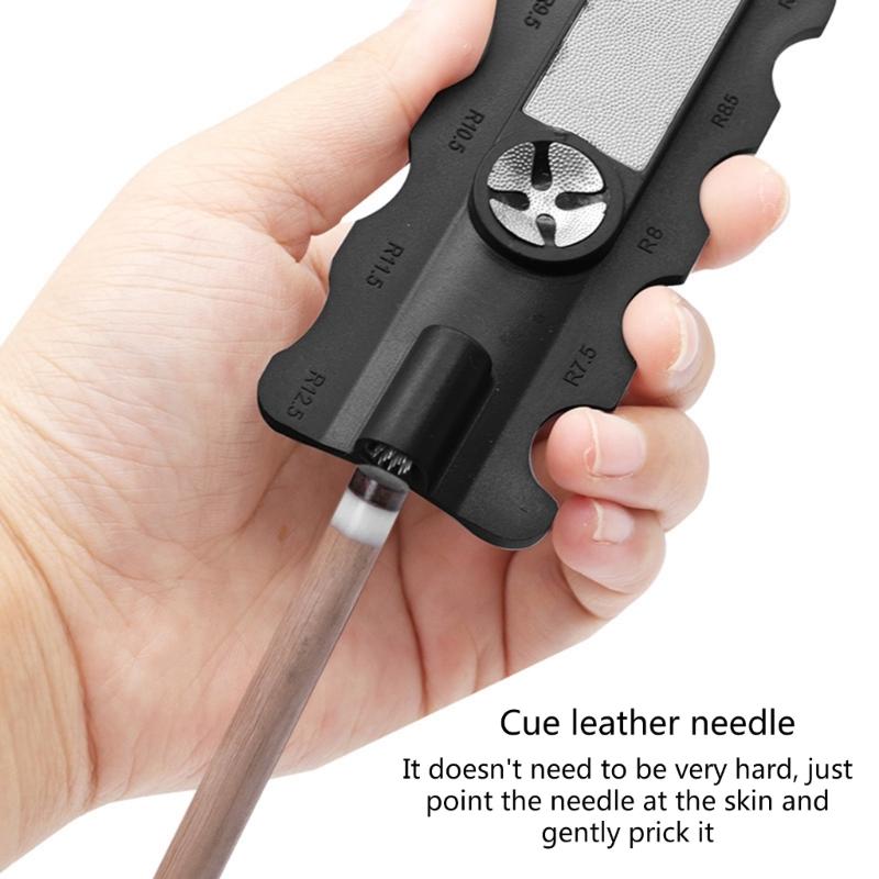 5 In 1 Multifunctional Billiard Club Replacement Repair Tool, Rod Repair Tool, Cue Tip Shaper for Rapid Cue Tip Repair
