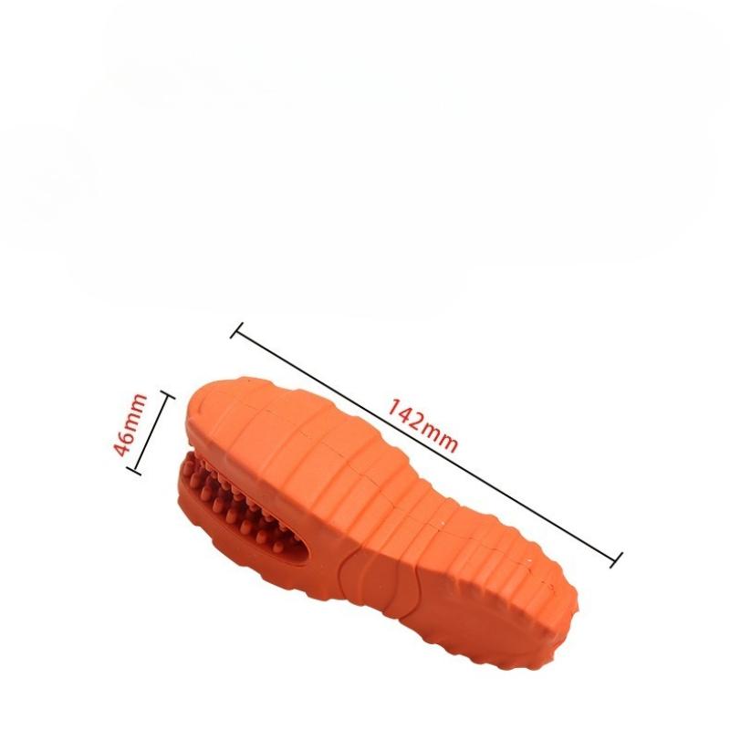 

1pc Leakage Toy Relieve Boredom Plier Tool Series Dog Chew Toy Teeth Grinding Dental Care Pet Supply оранжевый