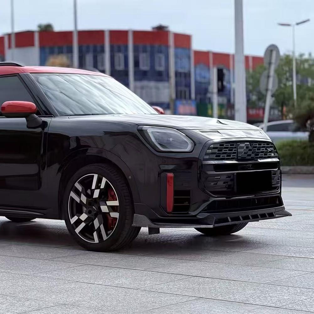 Spoiler Sottoparaurti Anteriore Splitter Per MINI Countryman JCW U25 2024 2025 Kit Carrozzeria Upgrade Accessori Auto