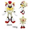 Hochwertiges Sonic The Hedgehog Plüschtier Kristall Ultra Weicher Stoff Zeichentrickserie