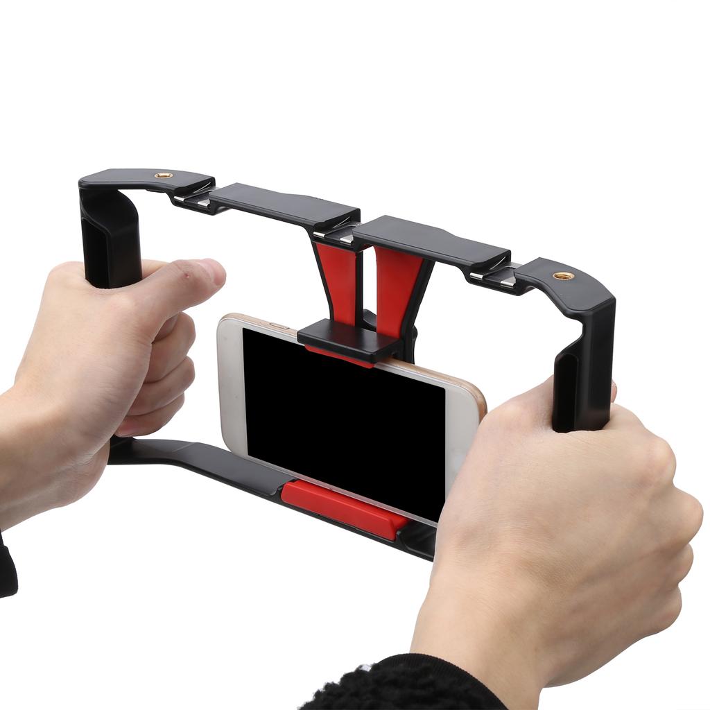 Handheld Mobile Phone Bracket Plastic Photography Recording Live Cage Stand Universal