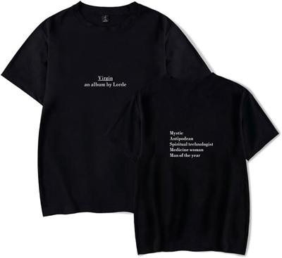 Lorde TShirt for WomenUnisex Unisex Summer Short Sleeve Tshirt Tee Fashion Streetwear